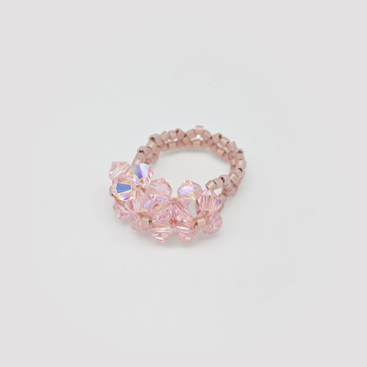 2. Rose coquillage . Bague