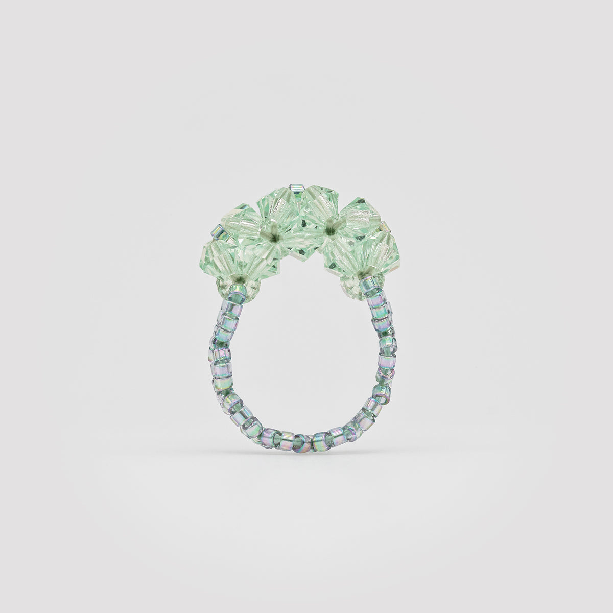 7. Vert d'eau . Bague