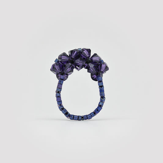 3. Violet tanzanite . Bague