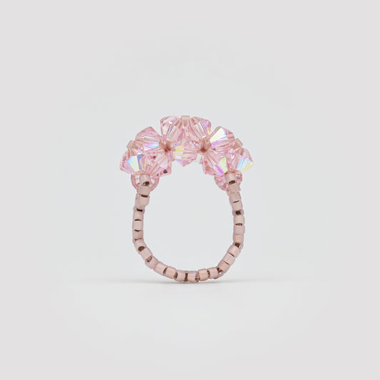 6. Rose irisé . Bague
