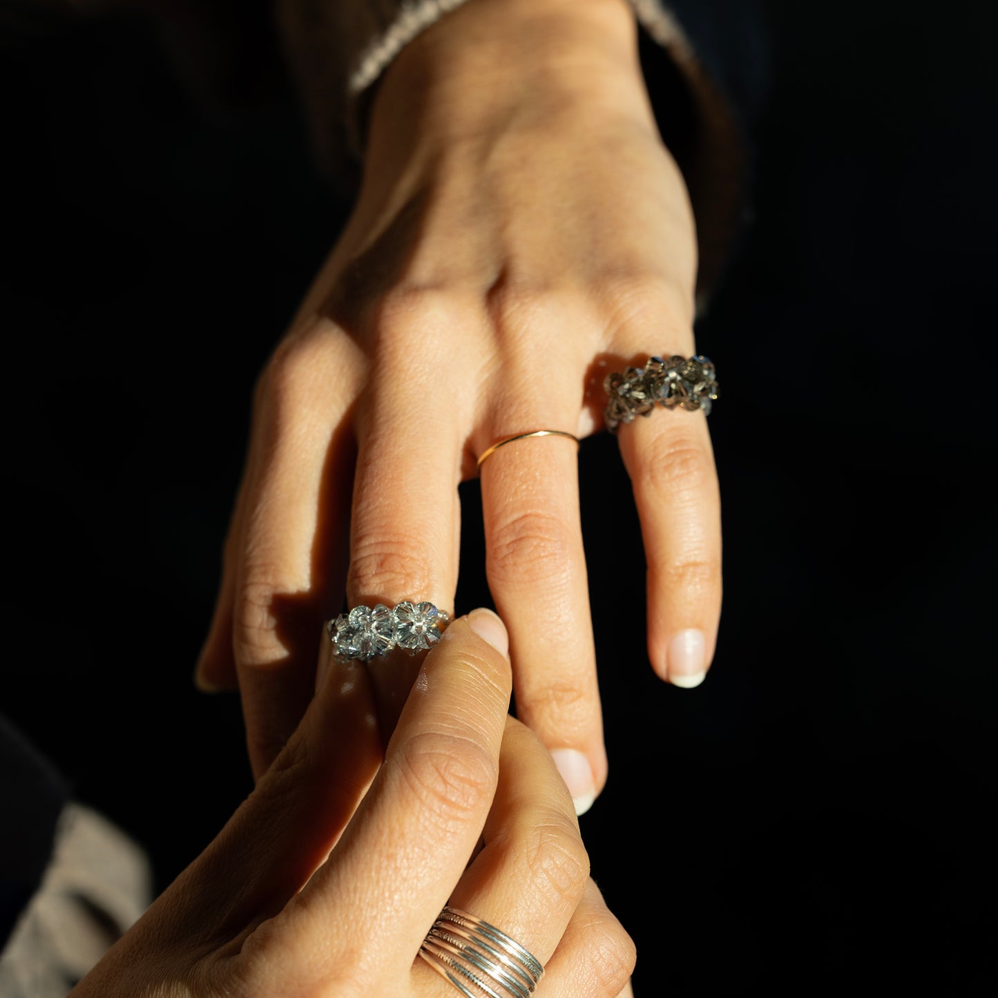 6. Bleu cristal . Bague