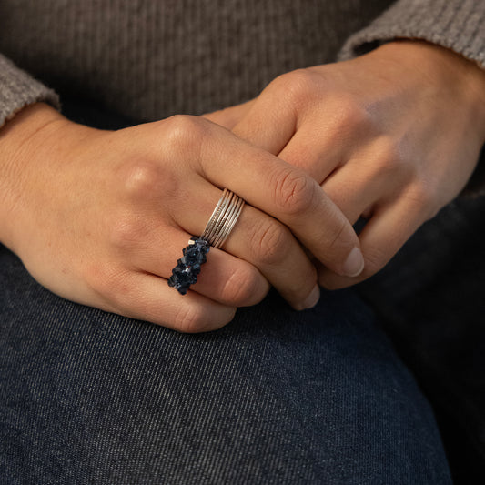 Montana bleu . Bague